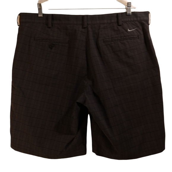 Nike golf shorts mens sz 40 black Plaid dri-fit - Picture 4 of 7